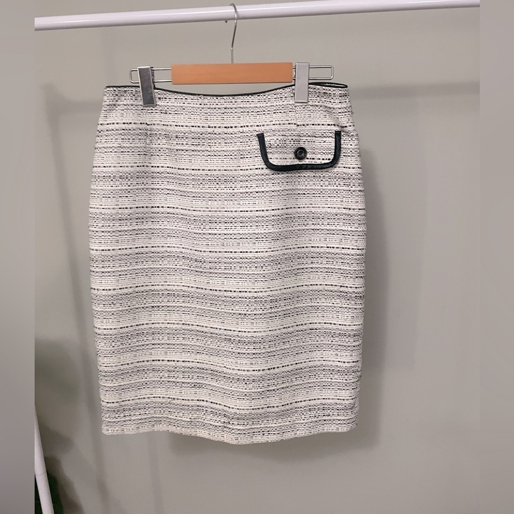 Mario Serrani Italy Tweed Pencil Skirt Size 6